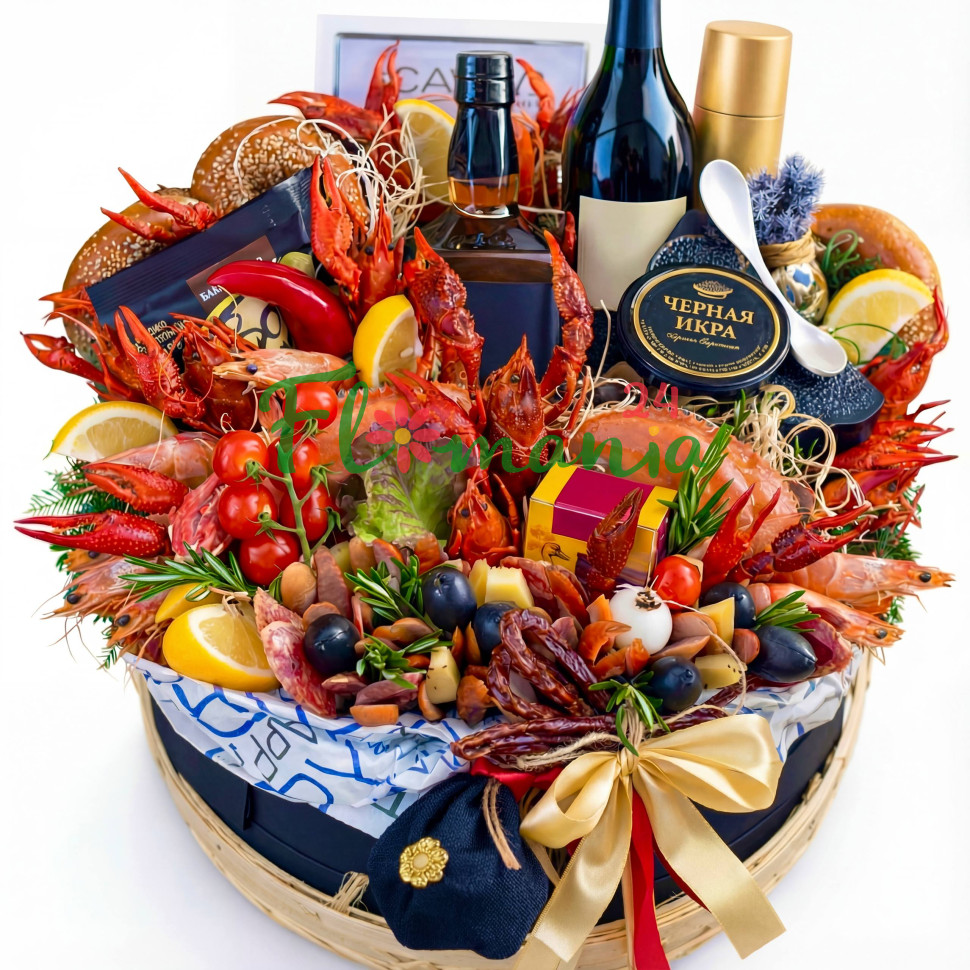 Корзина с деликатесами Дикий Люкс